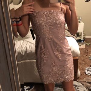 Purple mauve Lulus bodycon dress